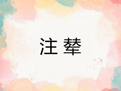 注辇