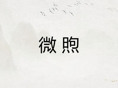微煦