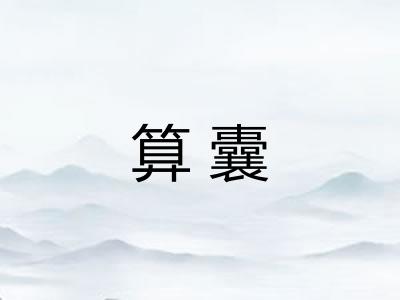 算囊