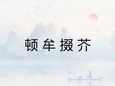 顿牟掇芥