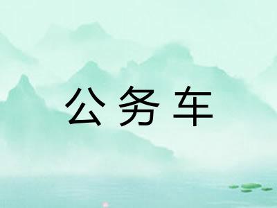 公务车