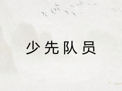 少先队员