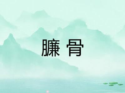 臁骨