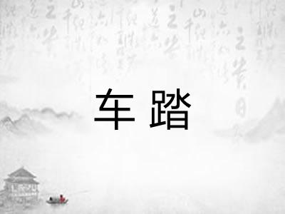 车踏