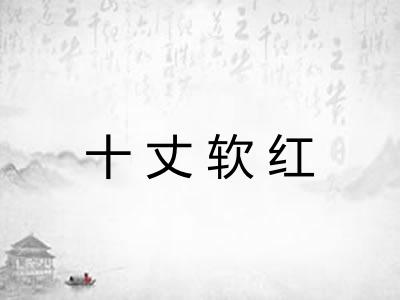 十丈软红