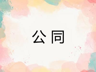 公同