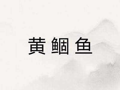 黄鲴鱼