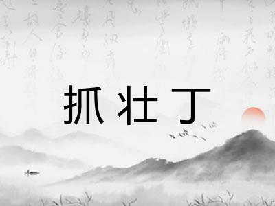 抓壮丁