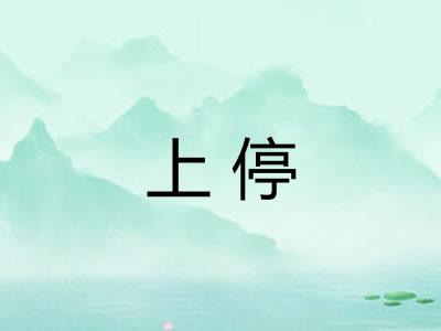 上停