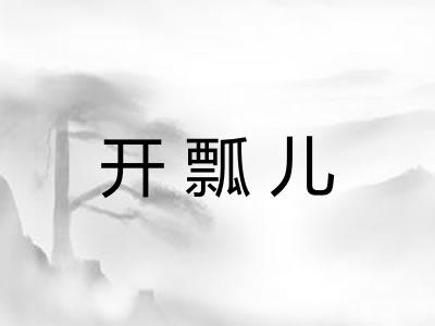 开瓢儿