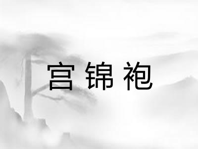 宫锦袍