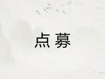 点募