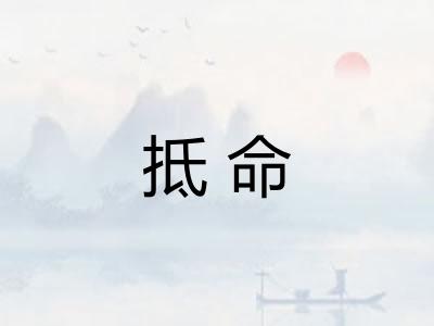 抵命