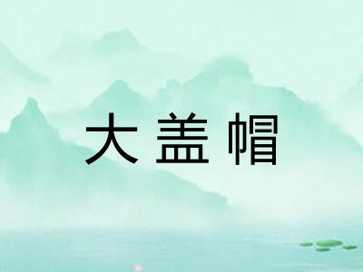 大盖帽