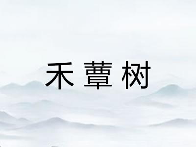 禾蕈树