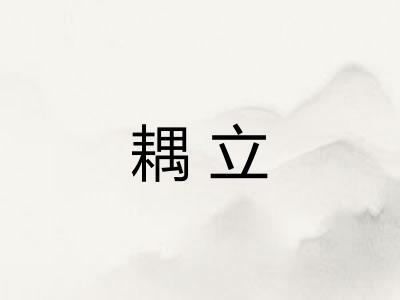 耦立