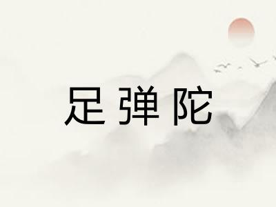 足弹陀