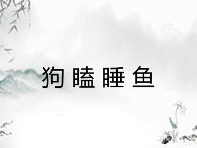 狗瞌睡鱼