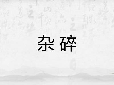 杂碎