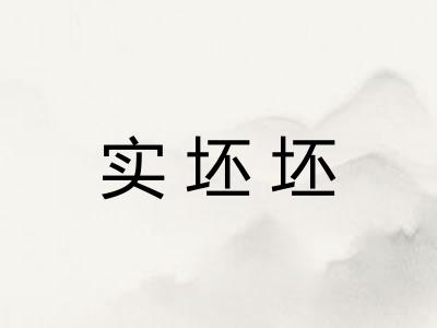 实坯坯