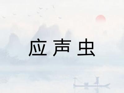 应声虫