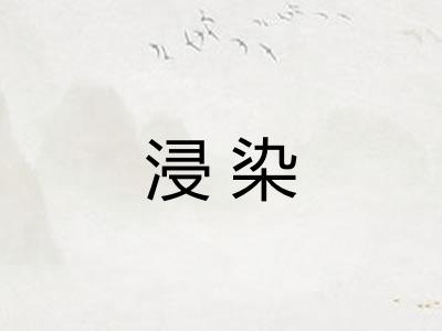 浸染