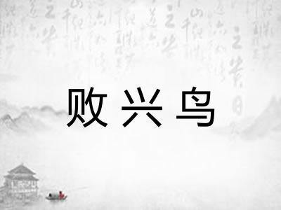 败兴鸟