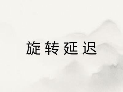 旋转延迟