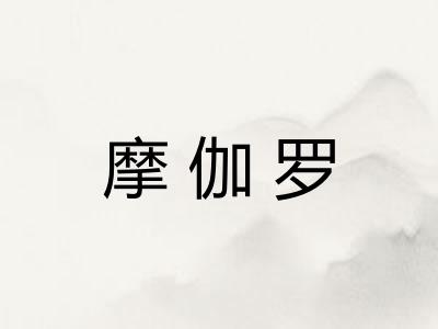 摩伽罗