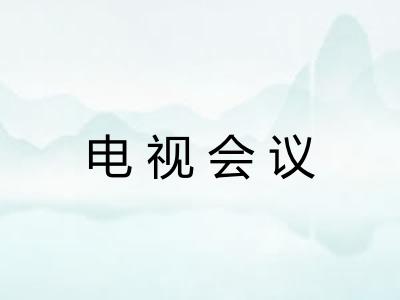 电视会议