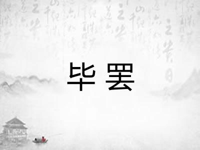 毕罢