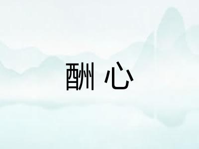 酬心
