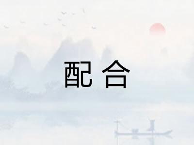 配合