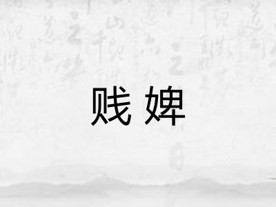 贱婢