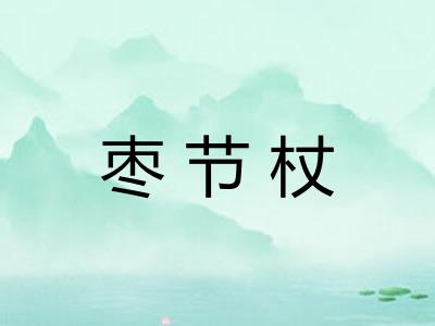 枣节杖