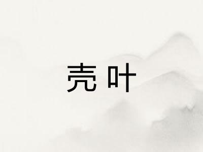 壳叶