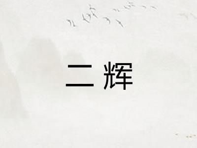 二辉
