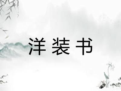 洋装书