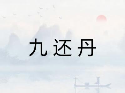 九还丹