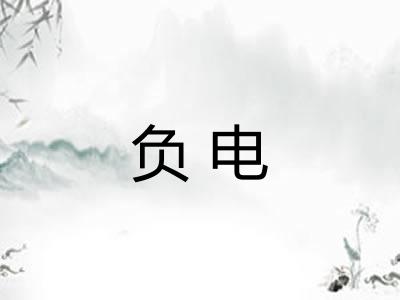 负电