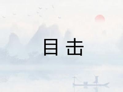 目击