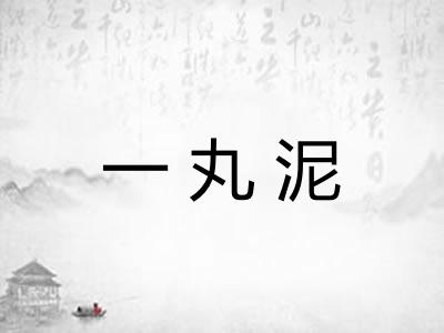 一丸泥