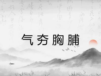 气夯胸脯
