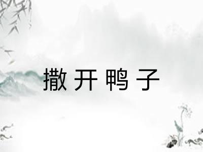 撒开鸭子