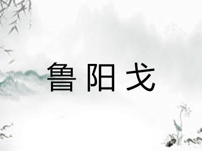 鲁阳戈
