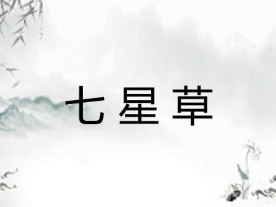 七星草