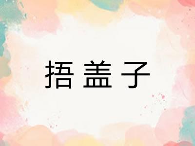 捂盖子
