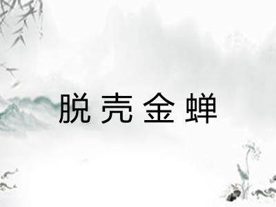 脱壳金蝉