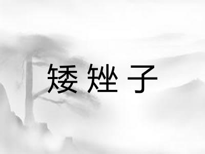 矮矬子