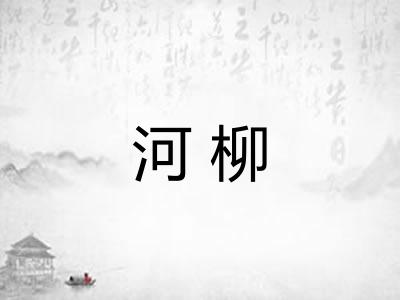 河柳